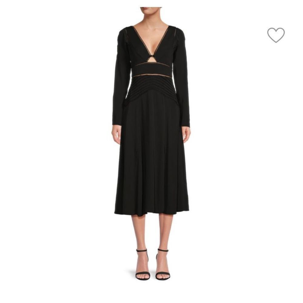 NWOT Reiss Ciara Cutout Midi A Line Dress